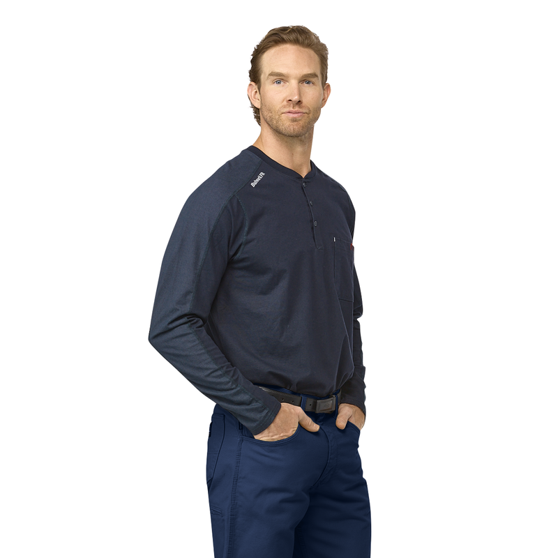 Men's Flex Knit Henley image number 3