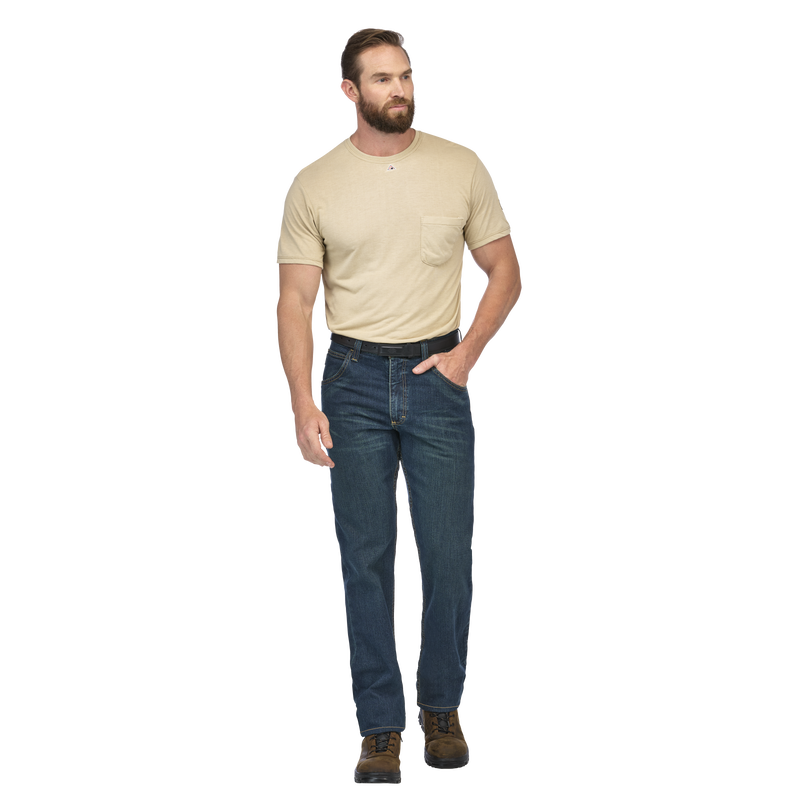 Men's Straight Fit Jean with Stretch image number 4