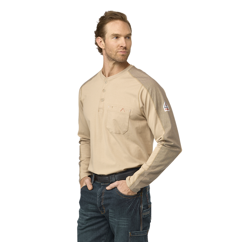 Men's Flex Knit Henley image number 2