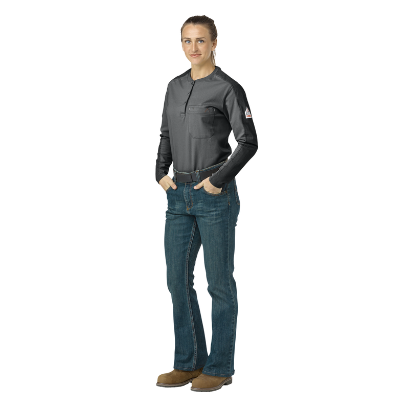Women's Flex Knit Henley image number 6