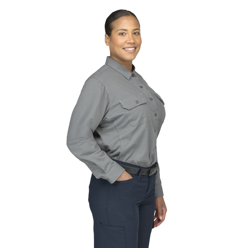 Women's Flex Knit Button Down Shirt image number 3