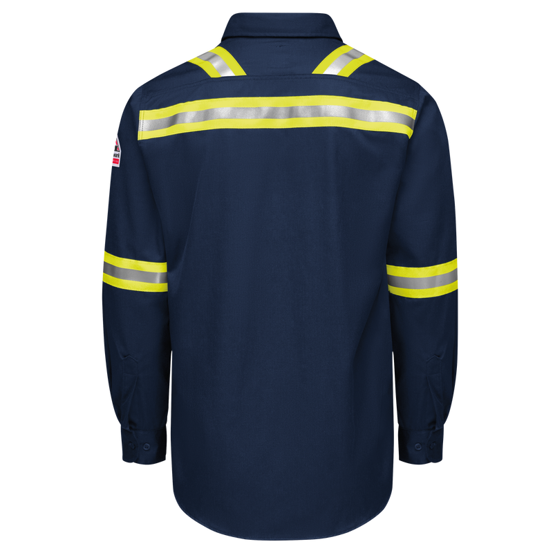 iQ Series Men&rsquo;s Enhanced-Vis Midweight Comfort Woven Shirt image number 1