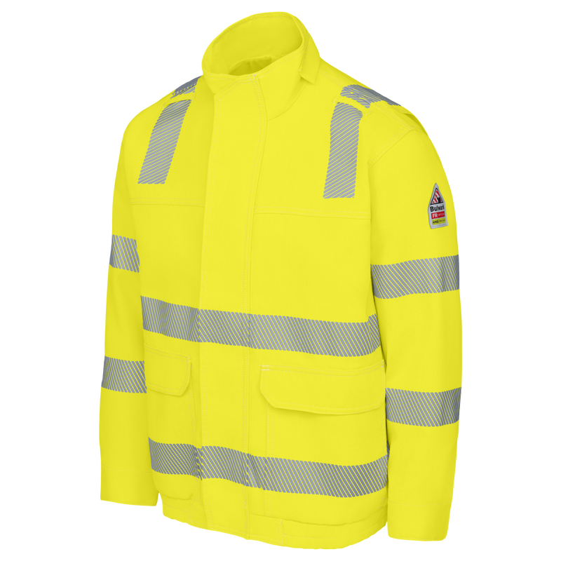 Hi-Visibility Lined Bomber Jacket image number 3
