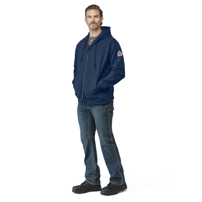Men's Fleece FR Zip-Front Hooded Sweatshirt image number 6