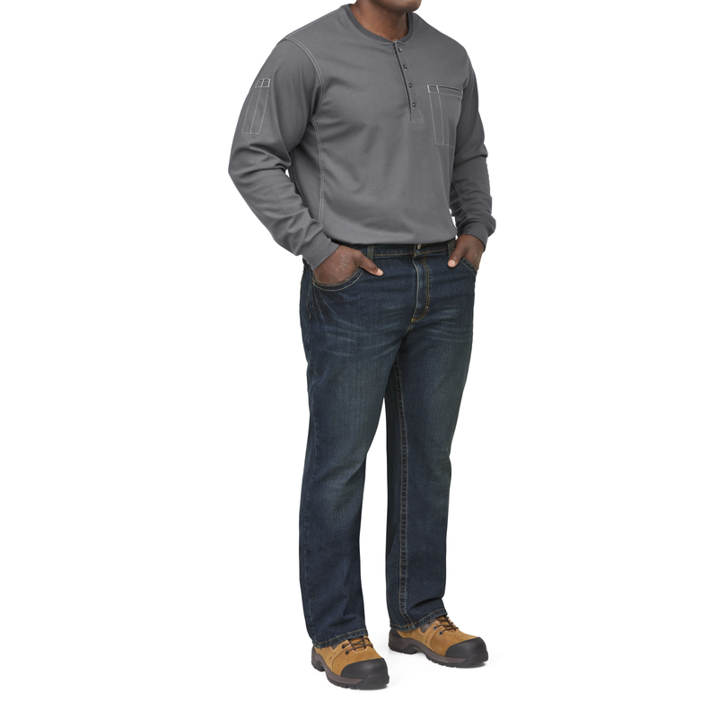 Men's Relaxed Fit Bootcut Jean with Stretch image number 14