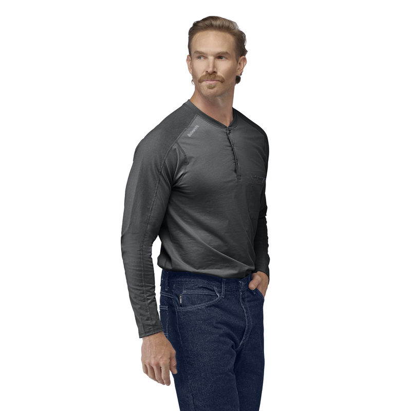 Men's Flex Knit Henley image number 3