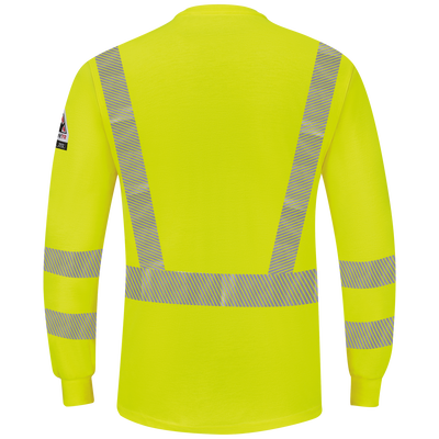 Men's Hi-Visibility Lightweight Long Sleeve Henley