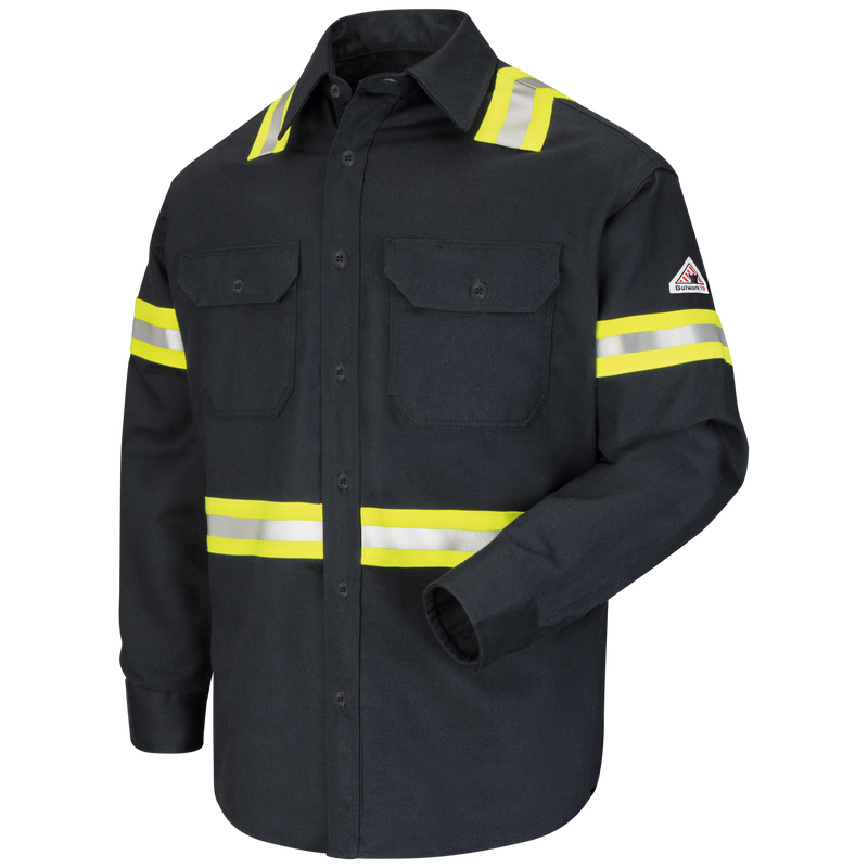 Men's Midweight FR Enhanced Visibility Uniform Shirt image number 0