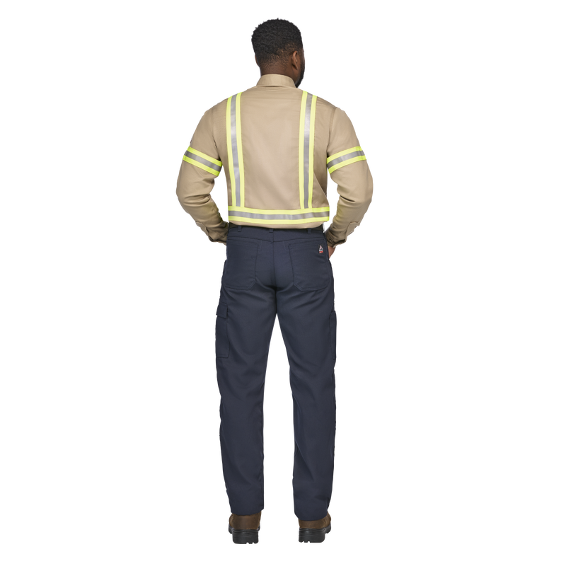 Men's Midweight FR Enhanced Visibility Uniform Shirt image number 3