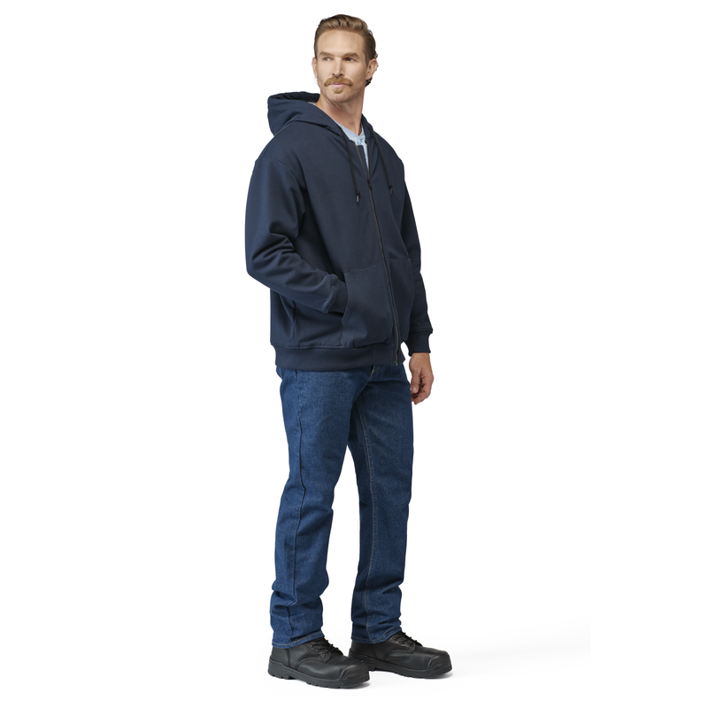 Men's Thermal Lined Zip-Front Hooded Sweatshirt image number 5