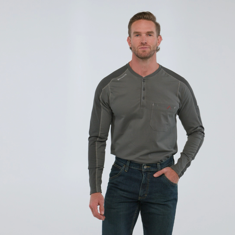 Men's Flex Knit Henley image number 12