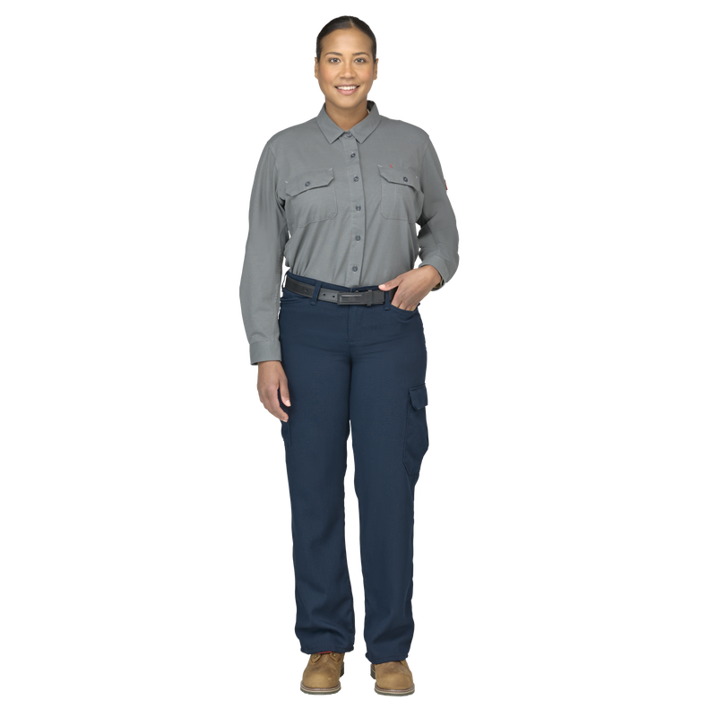 Women's Flex Knit Button Down Shirt image number 4