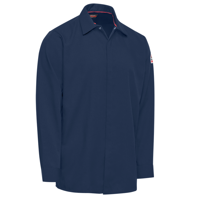 iQ Series&reg; Comfort Woven Men's Lightweight FR Food Processing Shirt image number 2