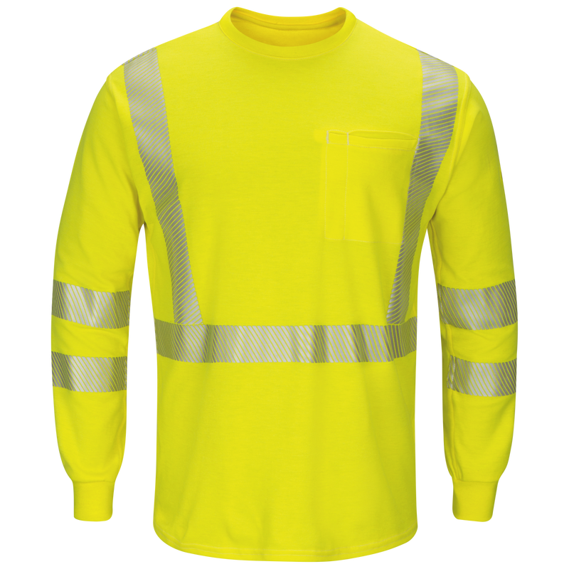 Men's Lightweight FR Hi-Visibility Long Sleeve T-Shirt image number 0