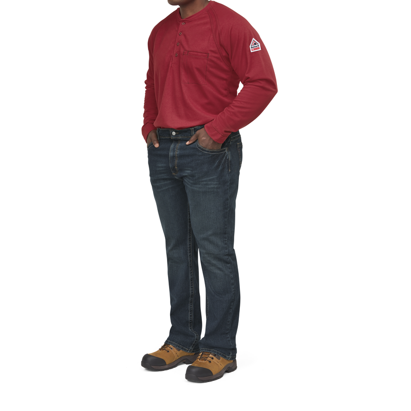 Men's Relaxed Fit Bootcut Jean with Stretch image number 22