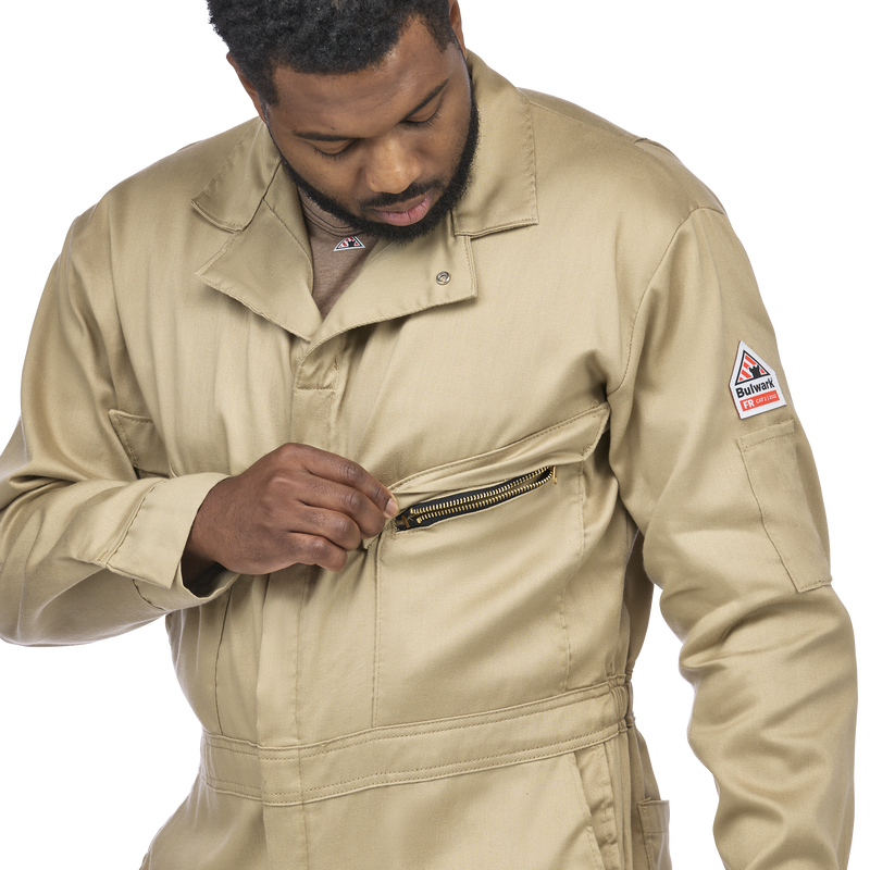 Men's Lightweight Excel FR&reg; ComforTouch&reg; Deluxe Coverall image number 12