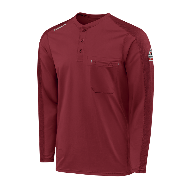 Men's Flex Knit Henley image number 3