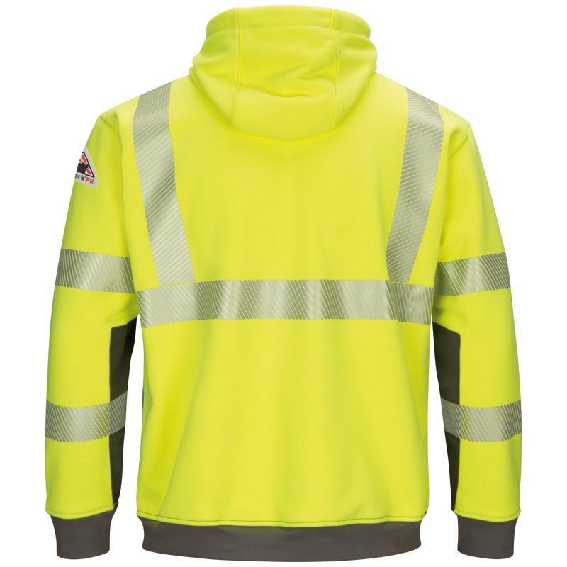 Men's Hi-Visibility Color Block Pullover Fleece Sweatshirt image number 1