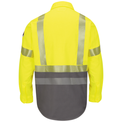 Men's Hi-Visibility Color-Block Uniform Shirt