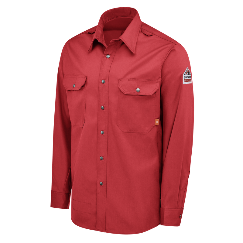 iQ Series&reg; Men's Midweight Comfort Snap-Front Woven Shirt image number 3