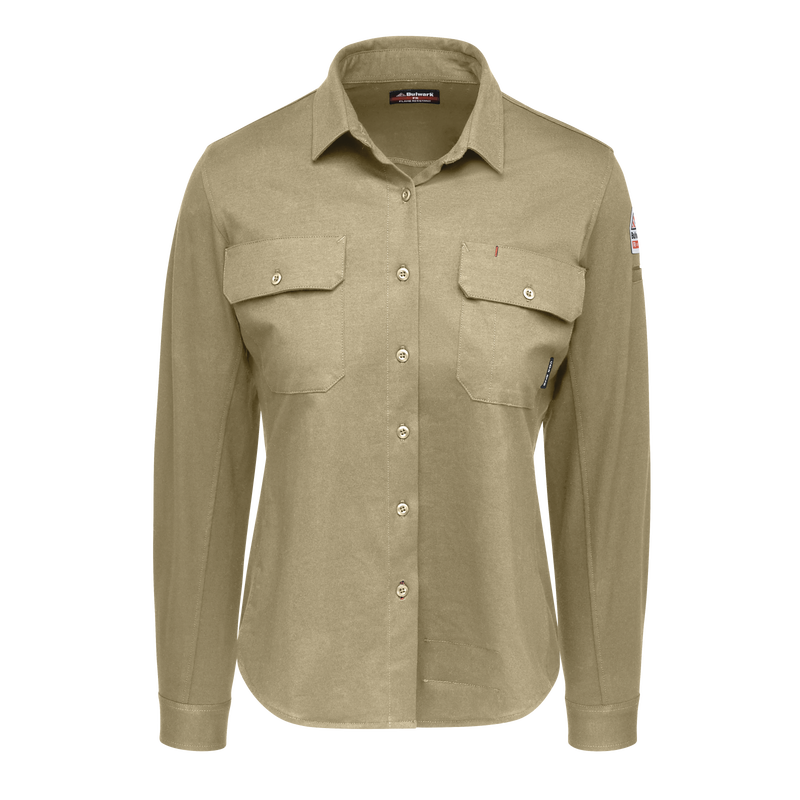 Women's Flex Knit Button Down Shirt image number 0