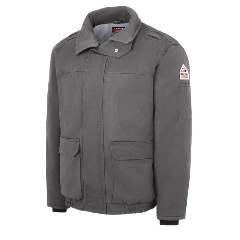 Men's Heavyweight FR Insulated Bomber Jacket image number 3