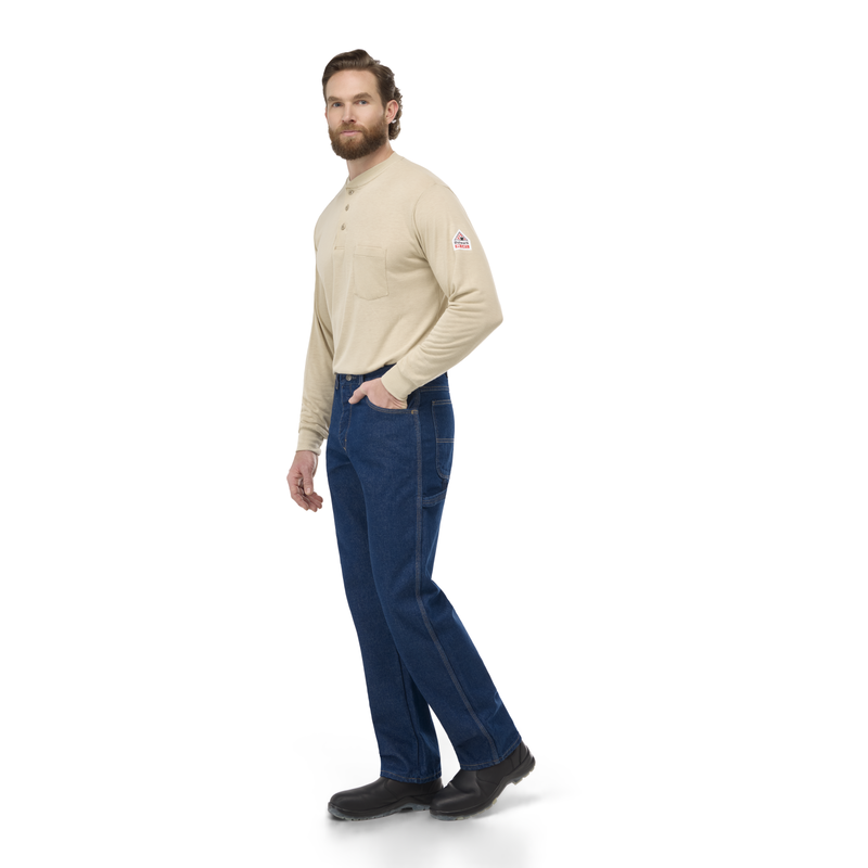 Men's Heavyweight Excel FR Denim Dungaree image number 6