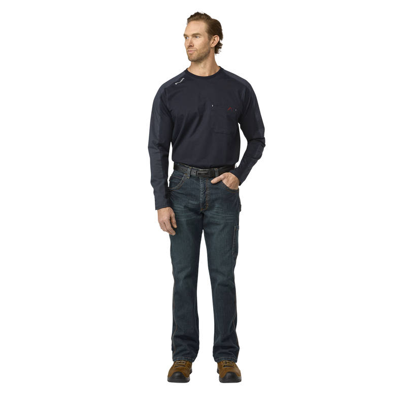 Men's Stretch Denim Dungaree image number 6