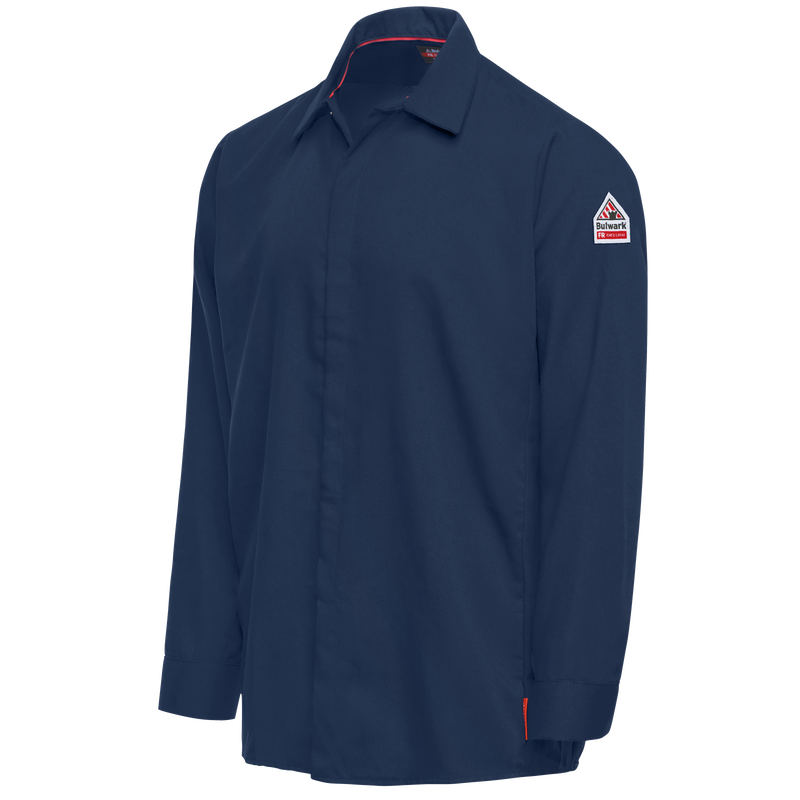 iQ Series&reg; Comfort Woven Men's Lightweight FR Food Processing Shirt image number 3
