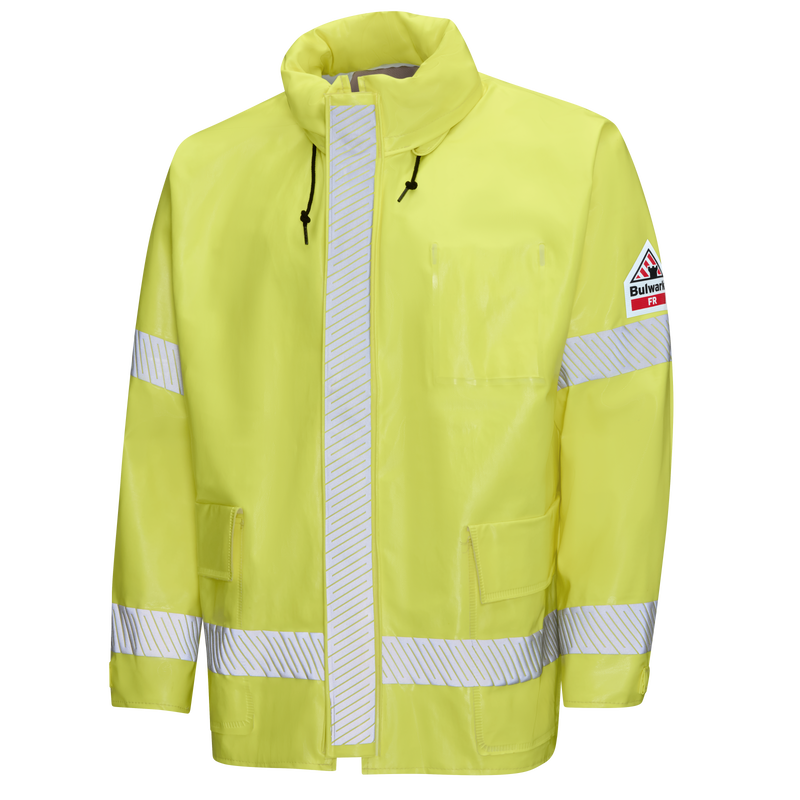 Men's FR Hi-Visibility Rain Jacket image number 3