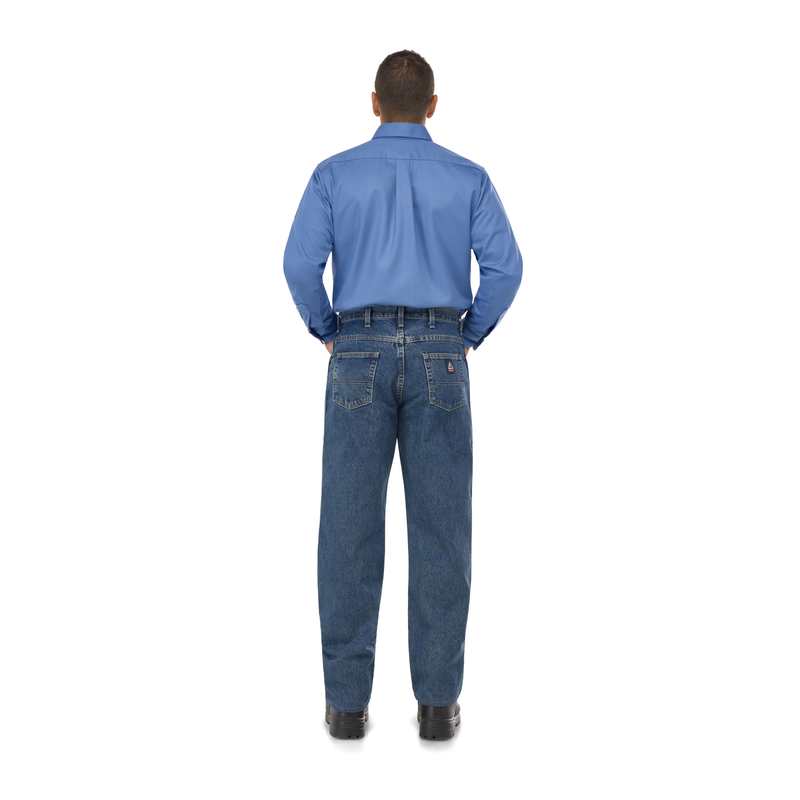 Men's Loose FR Stonewashed Jean image number 6