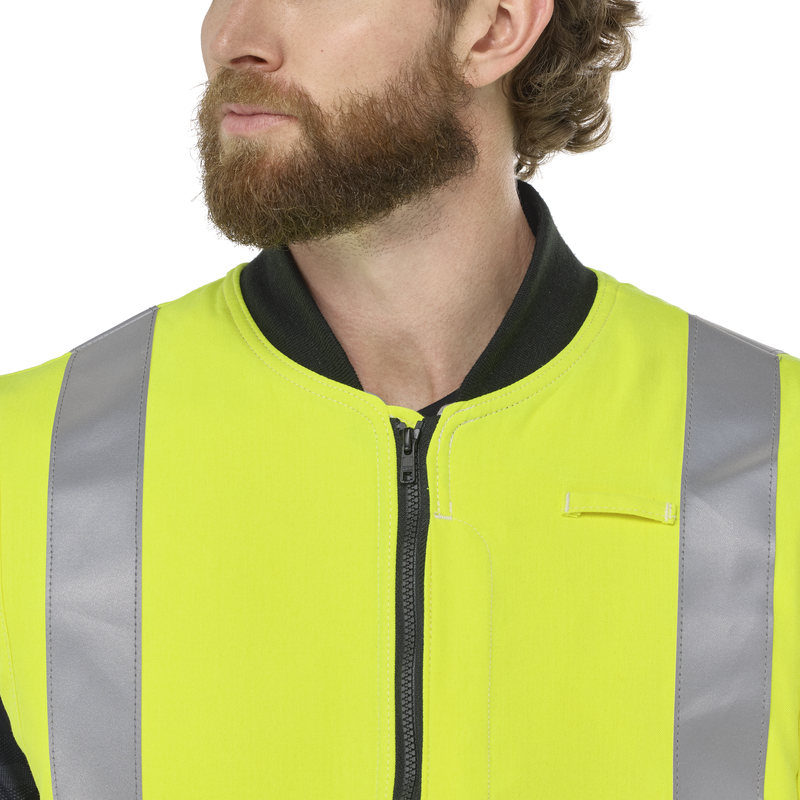 Men's FR Hi-Visibility Insulated Vest image number 7