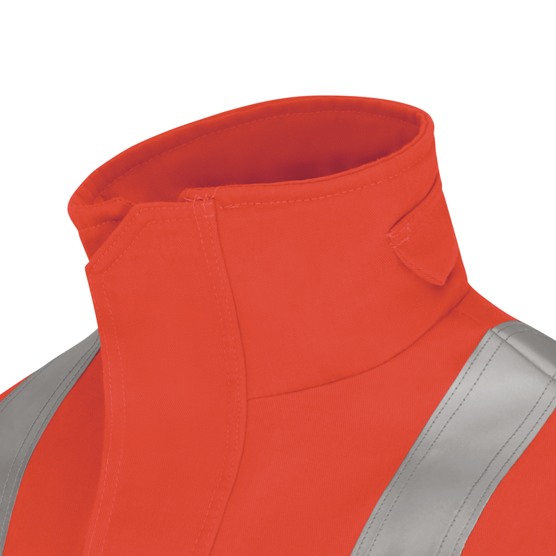 Men's Heavyweight FR Insulated Deluxe Parka with 2" Reflective Striping image number 6