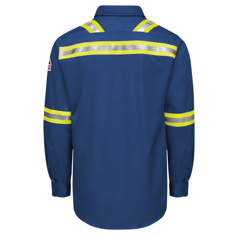 iQ Series Men&rsquo;s Enhanced-Vis Midweight Comfort Woven Shirt image number 1