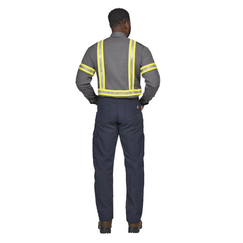Men's Midweight FR Enhanced Visibility Uniform Shirt image number 3