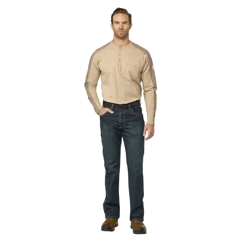 Men's Flex Knit Henley image number 4