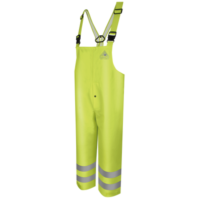 Men's FR Hi-Visibility Rain Bib Overalls