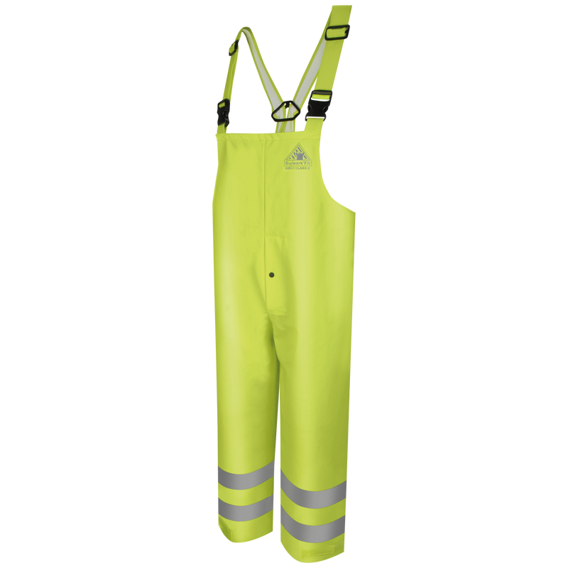 Men's FR Hi-Visibility Rain Bib Overalls image number 0