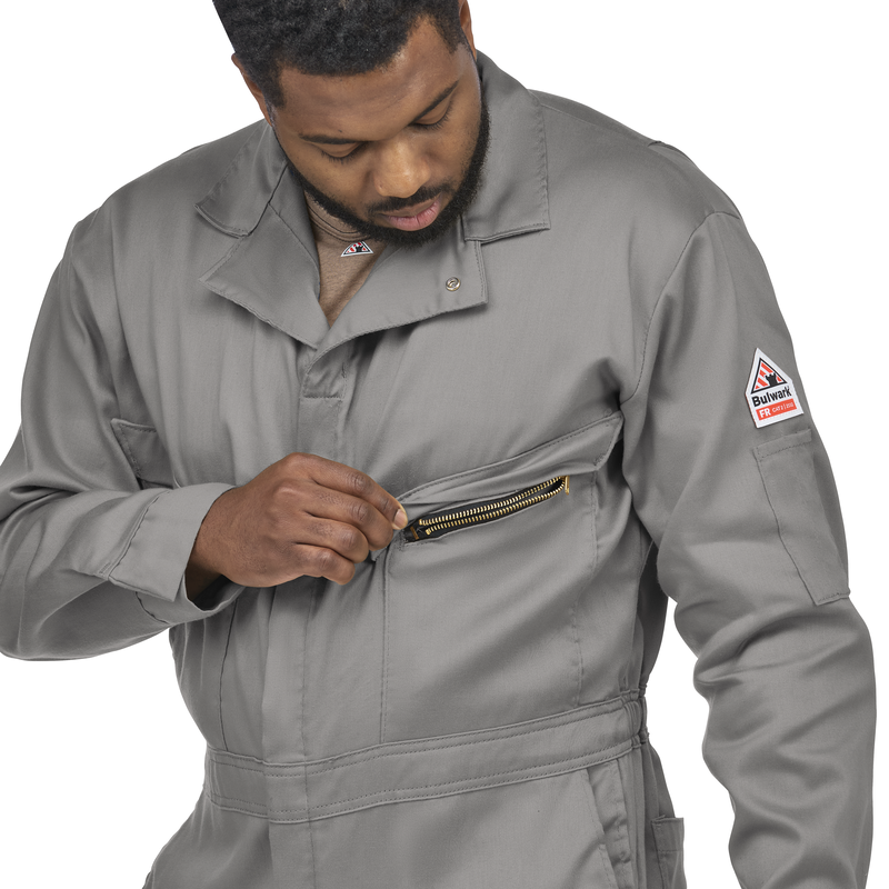 Men's Lightweight Excel FR&reg; ComforTouch&reg; Deluxe Coverall image number 12