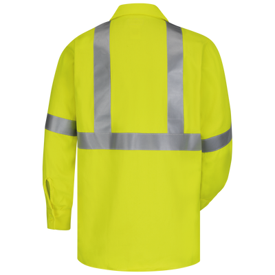 Men's Midweight FR Hi-Visibility Work Shirt