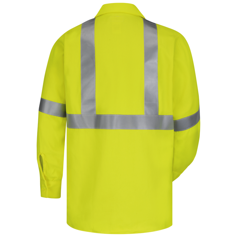 Men's Midweight FR Hi-Visibility Work Shirt image number 1