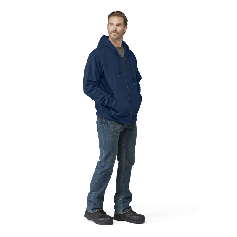 Men's Fleece FR Zip-Front Hooded Sweatshirt image number 7