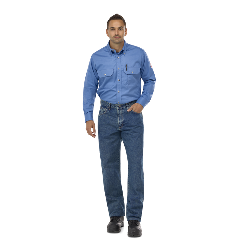 Men's Loose FR Stonewashed Jean image number 4