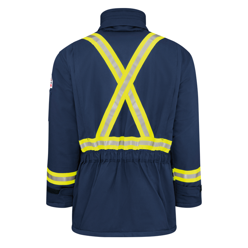 Men's Heavyweight Excel FR&reg; ComforTouch&reg; Insulated Deluxe Parka with Reflective Trim image number 1