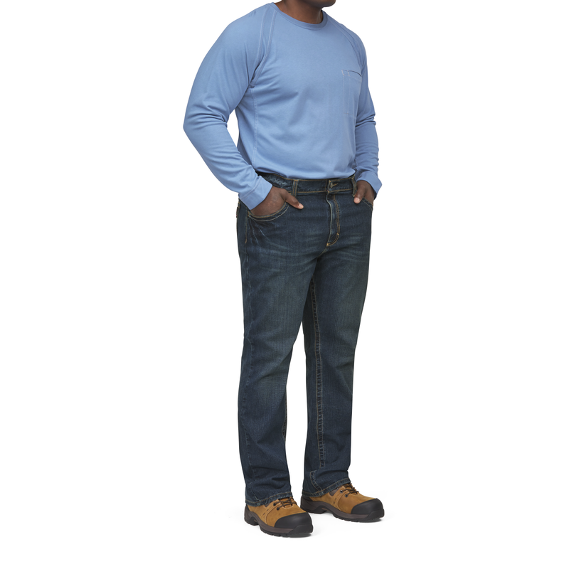 Men's Relaxed Fit Bootcut Jean with Stretch image number 18