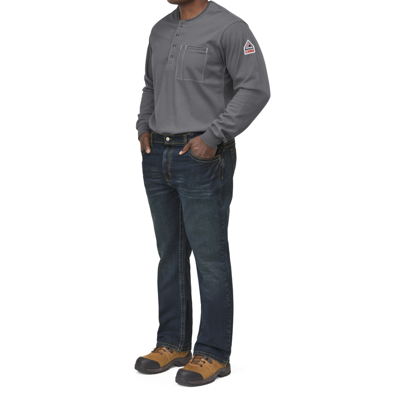 Men's Relaxed Fit Bootcut Jean with Stretch image number 20