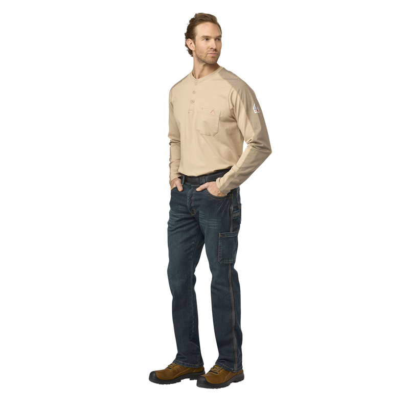 Men's Flex Knit Henley image number 7