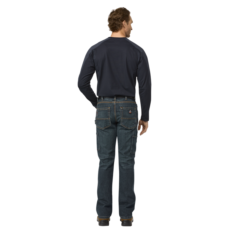 Men's Stretch Denim Dungaree image number 7