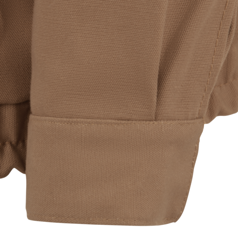 Brown Duck Lined Bomber Jacket image number 4