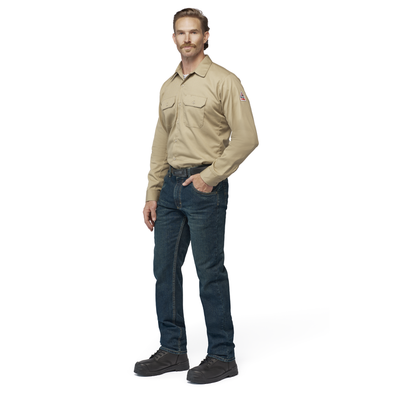 Men's Midweight Excel FR Work Shirt image number 5